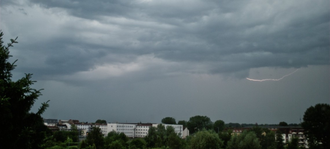 Der erste Blitz