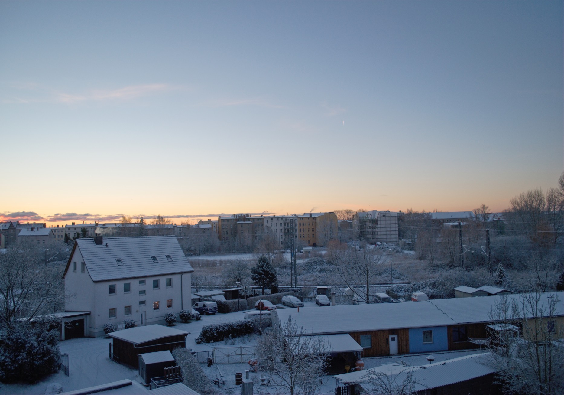 Wintermorgen in Stralsund
